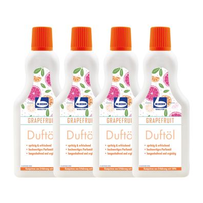 Dr. Becher Duftöl Grapefruit 4x 500 ml Raumduft Parfümöl Lufterfrischer
