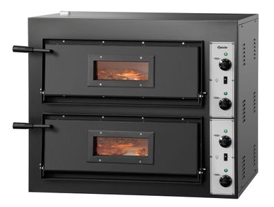 Bartscher Pizzaofen CT 200 schwarz Elektro Pizza Ofen 8,4 kW 380 V Gastlando