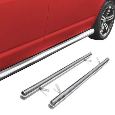 Stahl Trittbretter Schwellerrohre für VW T6 T6.1 Transporter 2015-2024 Kurzer