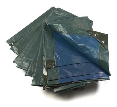 Abdeckplane grün/blau 3x4m 150g/m² stark wasserdicht