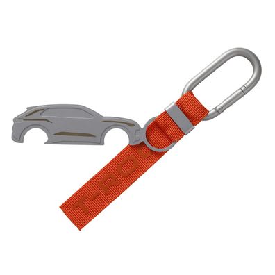 Original VW Schlüsselanhänger T-Roc Schlüsselband Karabiner Anhänger rot 2GV087010645