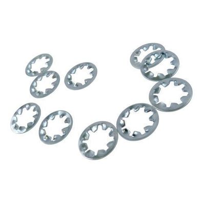 10 Stk M8 Zahnscheiben Fächerscheibe Sternscheibe Sicherungsscheibe Unterlegsche