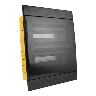 Unterputz Verteilerkasten IP40 24/26 Module schwarz 970.24.N M-L