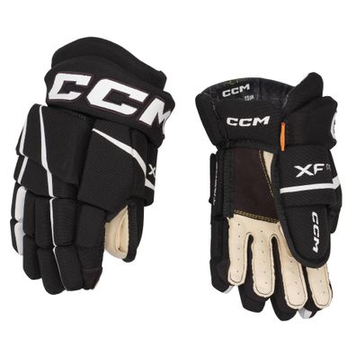 Handschuhe CCM TACKS XF PRO Bambini - Farbe: schwarz/weiss Größe: 8 Zoll