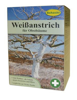 Weißanstrich Obstbäume 1 kg Schutz Frost Hitze