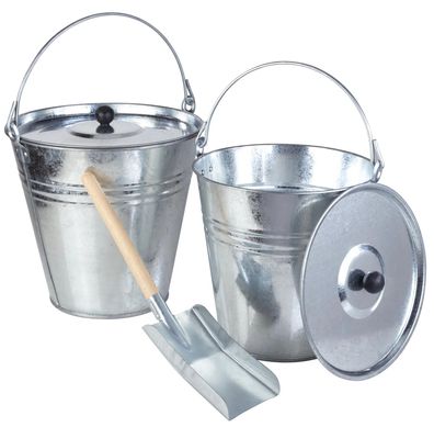 Zinkeimer Set 5-teilig