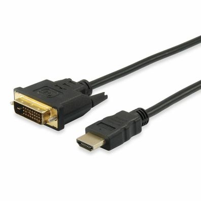 Equip HDMI A auf DVI(24 + 1) St/St 2.0m 1920x1200/60Hz sw