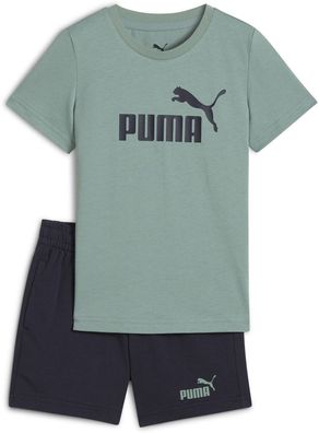 Puma Kinder Knitted Suits ESS No.1 Logo Tee and Shorts Set PS 685240
