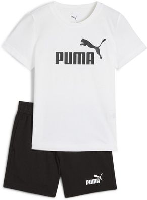 Puma Kinder Knitted Suits ESS No.1 Logo Tee and Shorts Set PS 685240