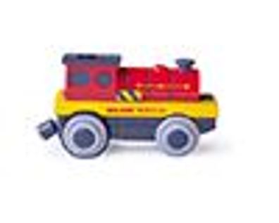 Leistungsstarke Rote Lokomotive (batteriebetrieben)