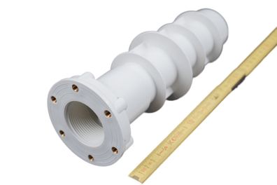 Pool Wanddurchführung für Pools für Düsen und Einlaufgitter 250mm x 1½" Einbauteile