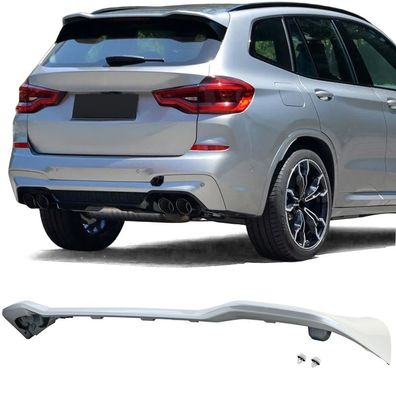 Dach Sport Heckspoiler in Mineral Weiss (A96) passt für BMW X3 G01 ab 2017