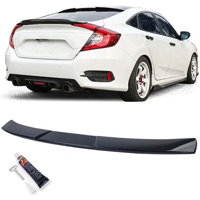 Sport RS Dachspoiler Schwarz Glanz für Honda Civic FC 2016-2020 Limousine