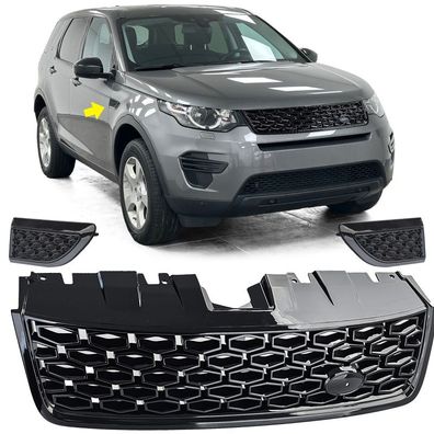 Kühlergrill + Blenden Set Kotflügel für Land Rover Discovery Sport L550 15-19