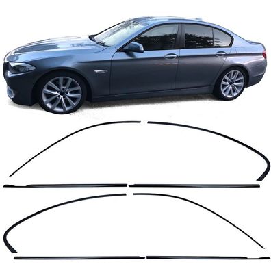 Shadow Line Zierleisten Set Schwarz Glanz passt für 5er BMW F10 Limousine 10-17