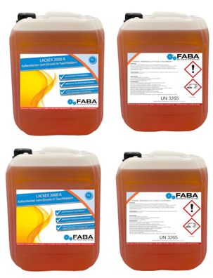 4 x 5 L Lackex 2000 A Kaltentlacker Entlacker Farbentferner