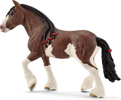 Schleich 13809 Clydesdale Stute, ab 3 Jahren, Farm World - Spielfigur, 5 x 16 x 12 cm