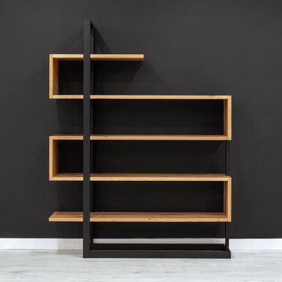 Veer-Bücherregal aus massivem Holz