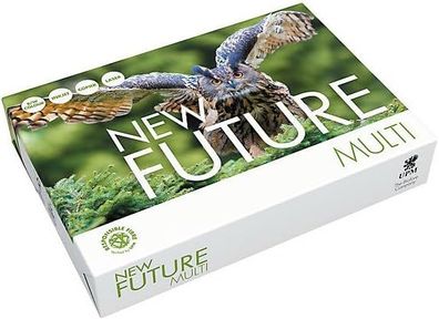New Future Multi Kopierpapier weiß A4 75g/m² 500 Blatt, 9527A755
