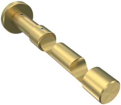 Gardinenstangen Träger 2-lauf Ø 20 mm Messing-Optik Prestige WA 8/13 cm Interdeco