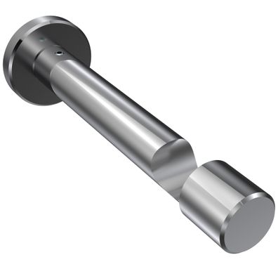 Interdeco Gardinenstangen Träger 1-lauf Ø 20 mm Chrom Prestige WA 10,5 cm