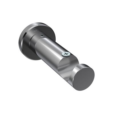 Interdeco Gardinenstangen Träger 1-lauf Ø 20 mm Chrom Platon WA 7,5 cm