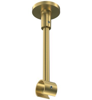Deckenträger 1-lauf Ø 20 mm Messing-Optik Sonette (DA 13 cm) Interdeco