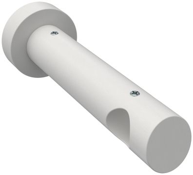 Interdeco Gardinenstangen Träger 1-lauf Ø 20 mm Weiß Talena WA 12 cm