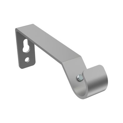 Gardinenstangen Träger 1-lauf Ø 16 mm Silbergrau Hera WA 7,5 cm Interdeco