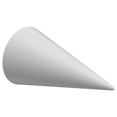Endstück Kegel Weiß für Gardinenstangen 20 mm Ø Interdeco, 2 Stk