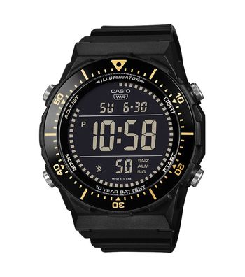Casio Armbanduhr Herren AE-1700H-1BVEF Resin, Schwarz