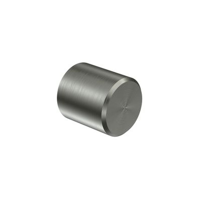 Interdeco Endstück Kappe Edelstahl für Gardinenstangen 16 mm Ø, 2 Stk