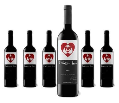 6 x Bodega Iniesta Corazón Loco Tinto – 2024