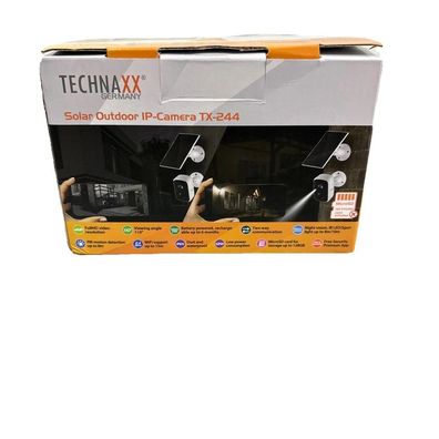 Technaxx TX-244 Überwachungskamera, IP, WLAN, außen, mit Solarpanel