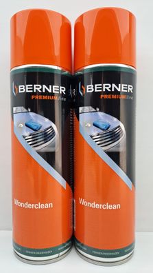 2x Berner Wonderclean Spray Karosseriereiniger Autoreiniger KfZ Aufbereitung