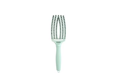 Olivia Garden Finger Brush Care Iconic Boar & Nylon Arctic Teal