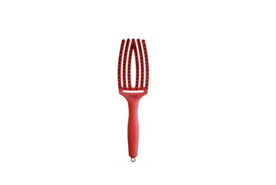 Olivia Garden Finger Brush Care Iconic Boar & Nylon Red Confidence