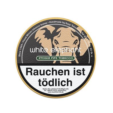 White Elephant Etosha Marulaliköraroma, Pfeifentabak 50g Dose