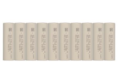 10er-Set Molicel INR21700-P45B 3,7V 4500mAh 45A Li-Ion 21700 Akku flat top