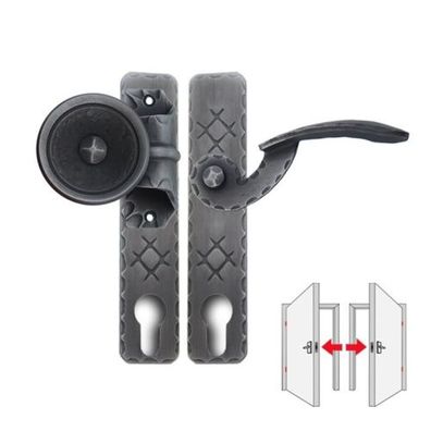 Baumanti Ulm Profiltür Wechselgarnitur Kurzschild Stoßgriff Schmiedeeisen