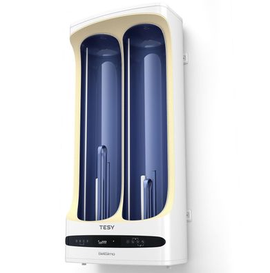 TESY BelliSlimo Cloud 100L Elektro-Warmwasserspeicher WiFi Flachboiler EEK B