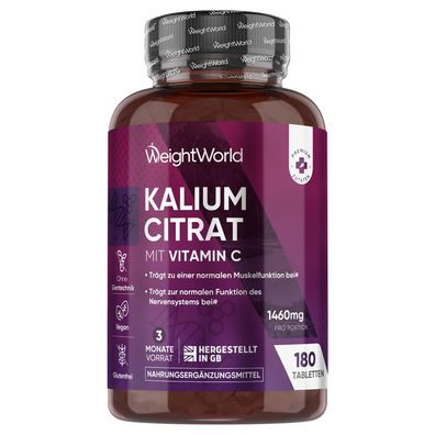 Kalium Tabletten - 500mg aktive Potassium - WeightWorld