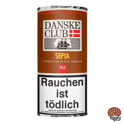 Danske Club Sepia Pfeifentabak 50g Pouch / Beutel