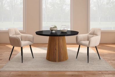 Essgruppe A99, Esszimmer Set , Esstisch (Ausziehbar) mit 2,4 oder 5 Stühlen