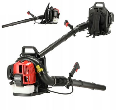 Benzin Rucksack?Laubbläser 1,45 kW, 280 km/h, 890 m³/min Blasgerät