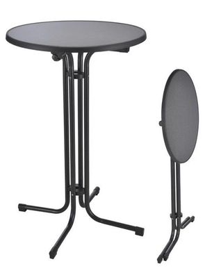 Bistro - Stehtisch aus Stahl anthrazit Bistrostehtisch