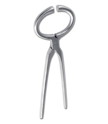 Hufuntersuchungszange, Edelstahl