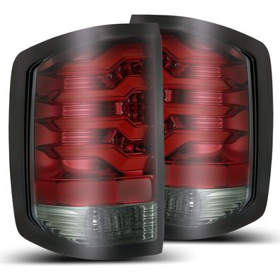 Chevrolet Silverado 2014 - 2018 LED Rückleuchten Alpharex pro 14 18 tail lights red
