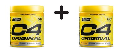 2 x Cellucor C4 Original (60 serv) Pineapple Head