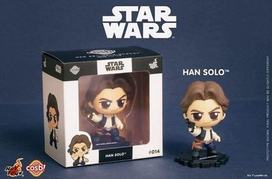 Hot Toys Cosbi Star Wars Han Solo - Bobble Head Figur 014 - 9 cm Groß
